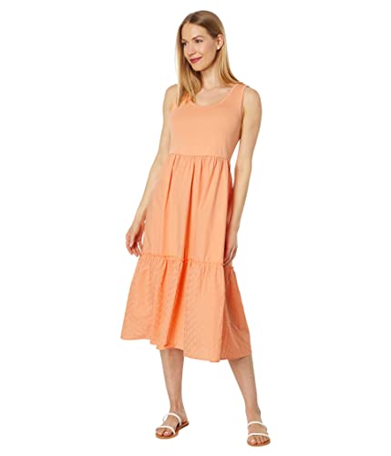 (取寄) トミーヒルフィガー レディース スリーブレス ミックス メディア ドレス   women Sleeveless Mix Media Dress English Rose Tommy Hilfiger Sleeveless Mix Media Dress Coral Reef LG (US 12-14